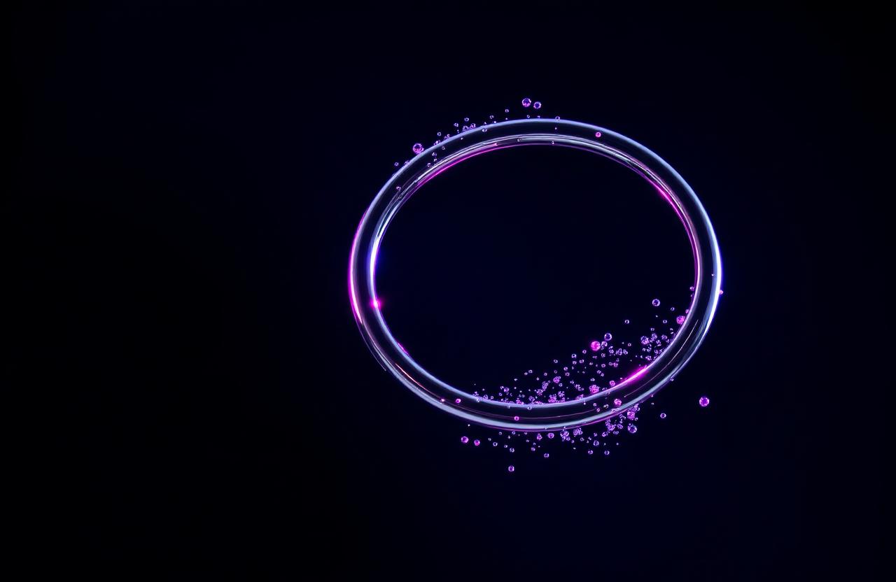 InDirec Media credits that never expire — infinite ember gradient on a chromatic studio backdrop