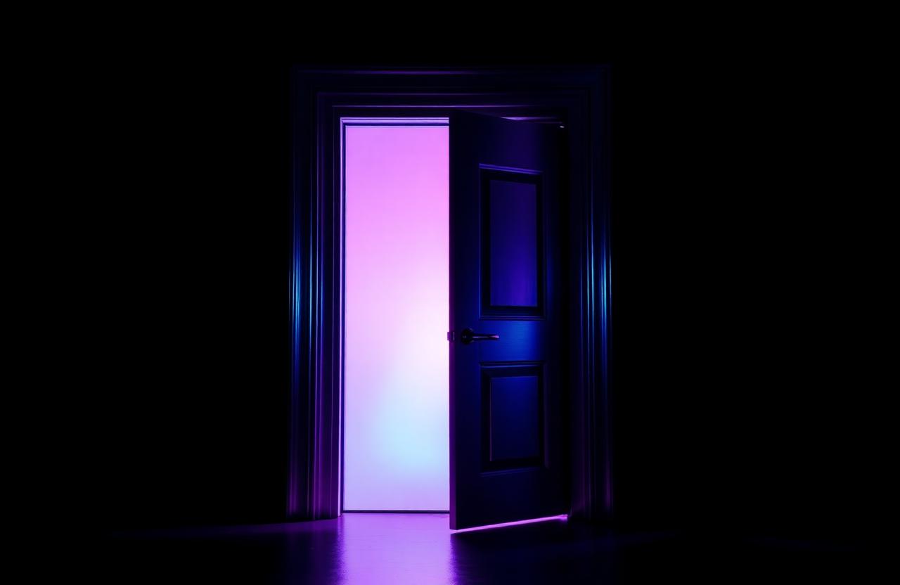 Sora alternative visualization — ember light meeting deep chrome shadow in a cinematic studio